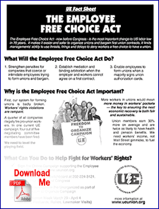Freedom to Organize - Fact Sheet