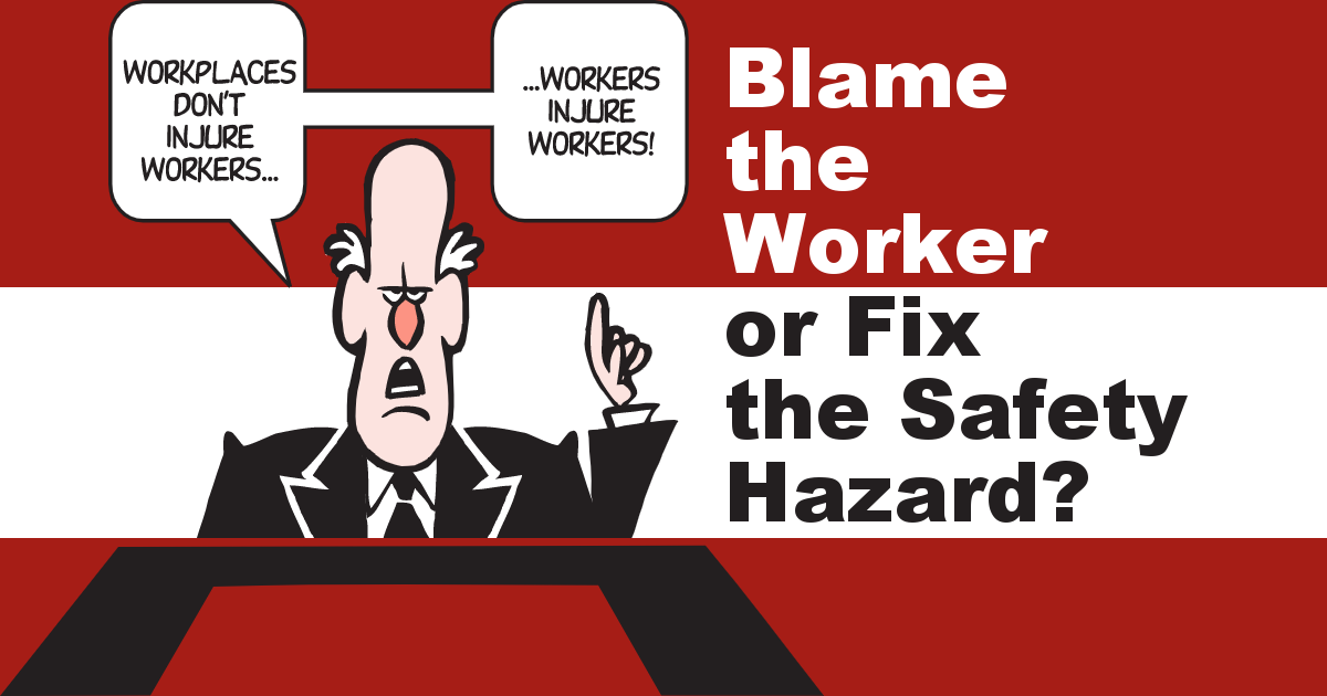 unsafe working conditions cartoon